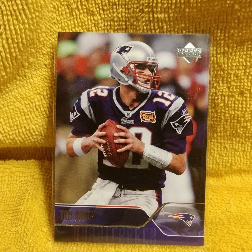 2004 Upper Deck Tom Brady New England Patriots Card # 114 Future HOF New Card